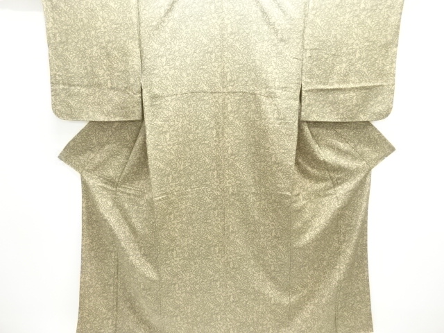 JAPANESE KIMONO / KOMON / FLORAL SARASA